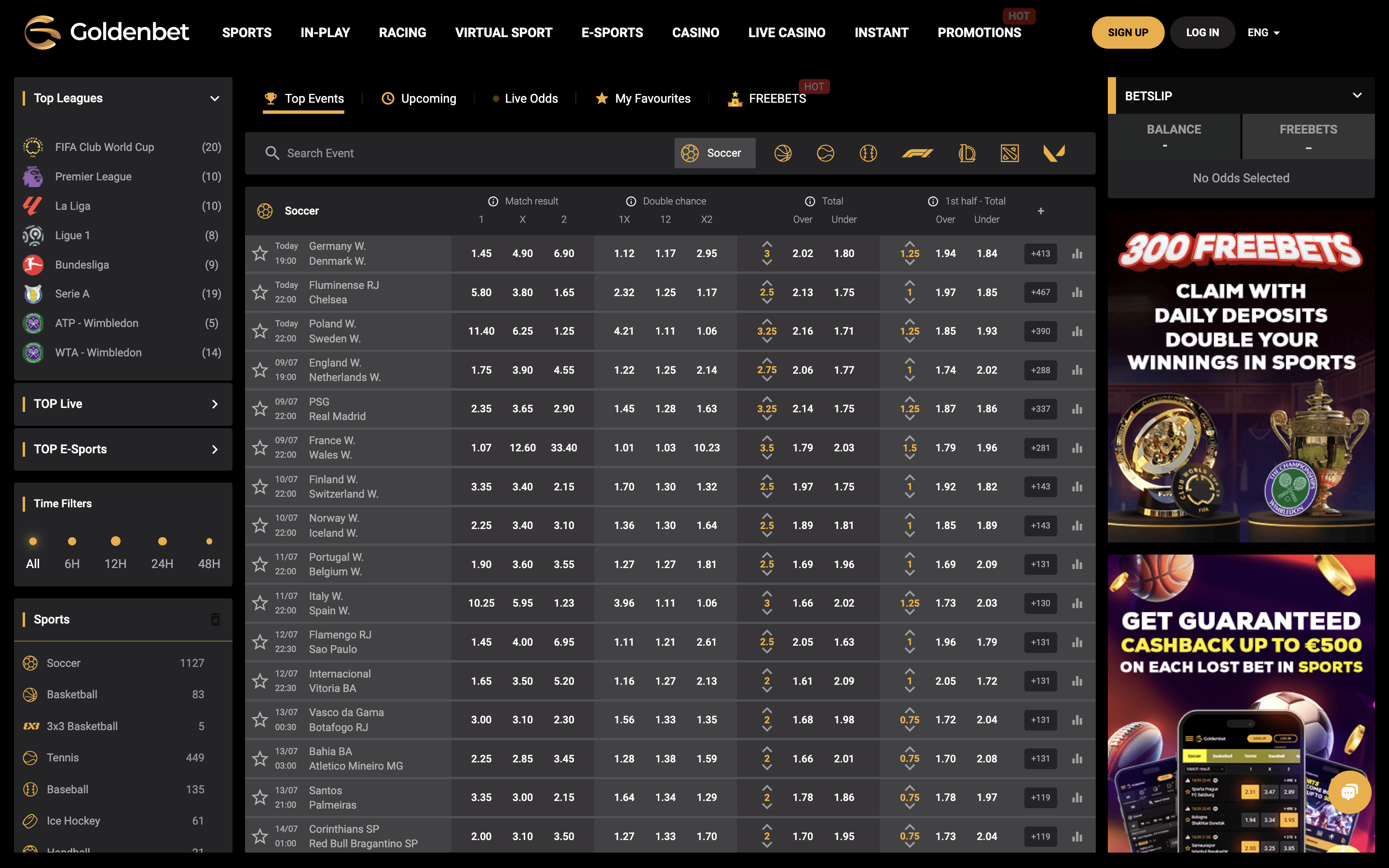 Goldenbet Sportsbook Banner