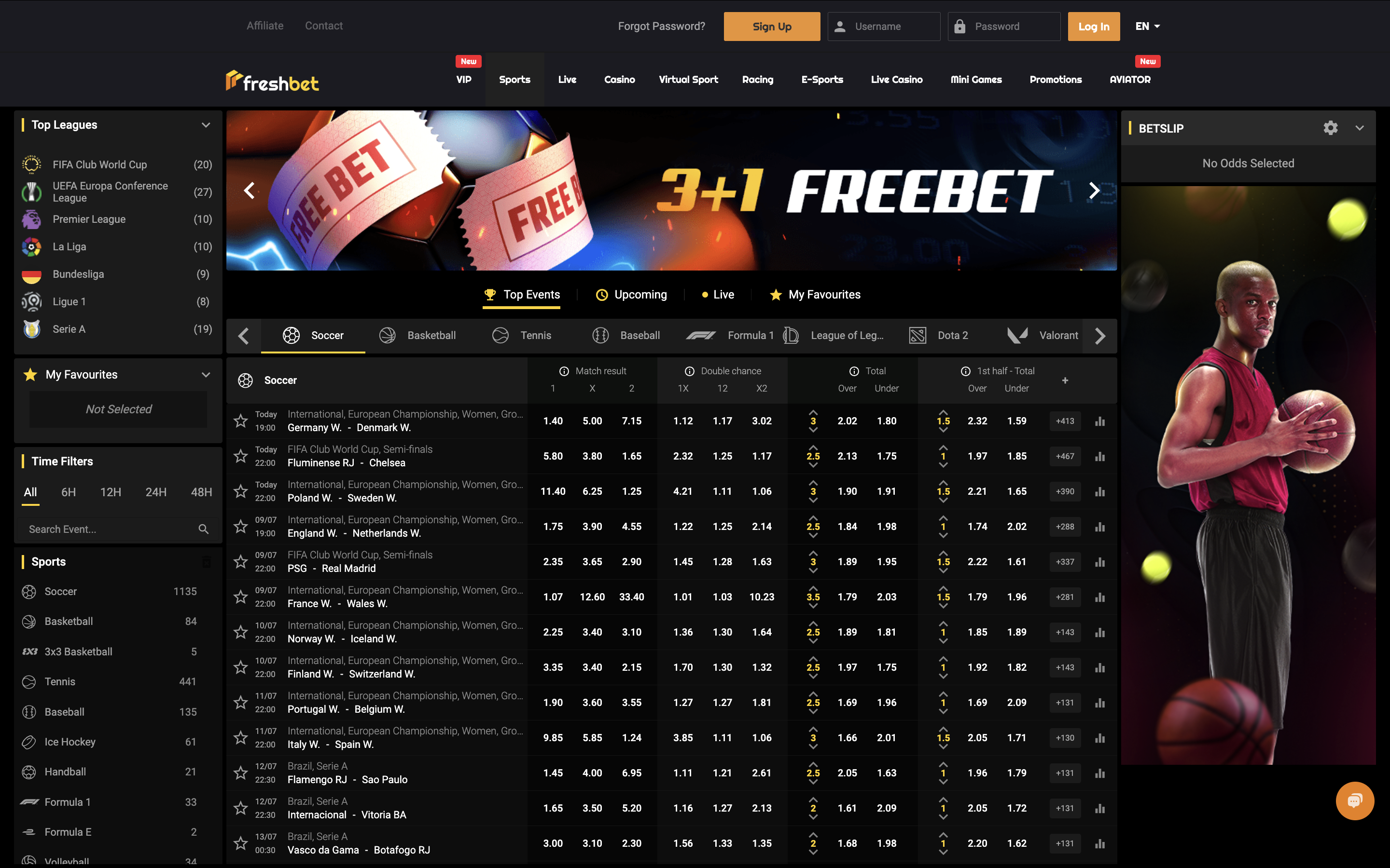 Freshbet Sportsbook Banner