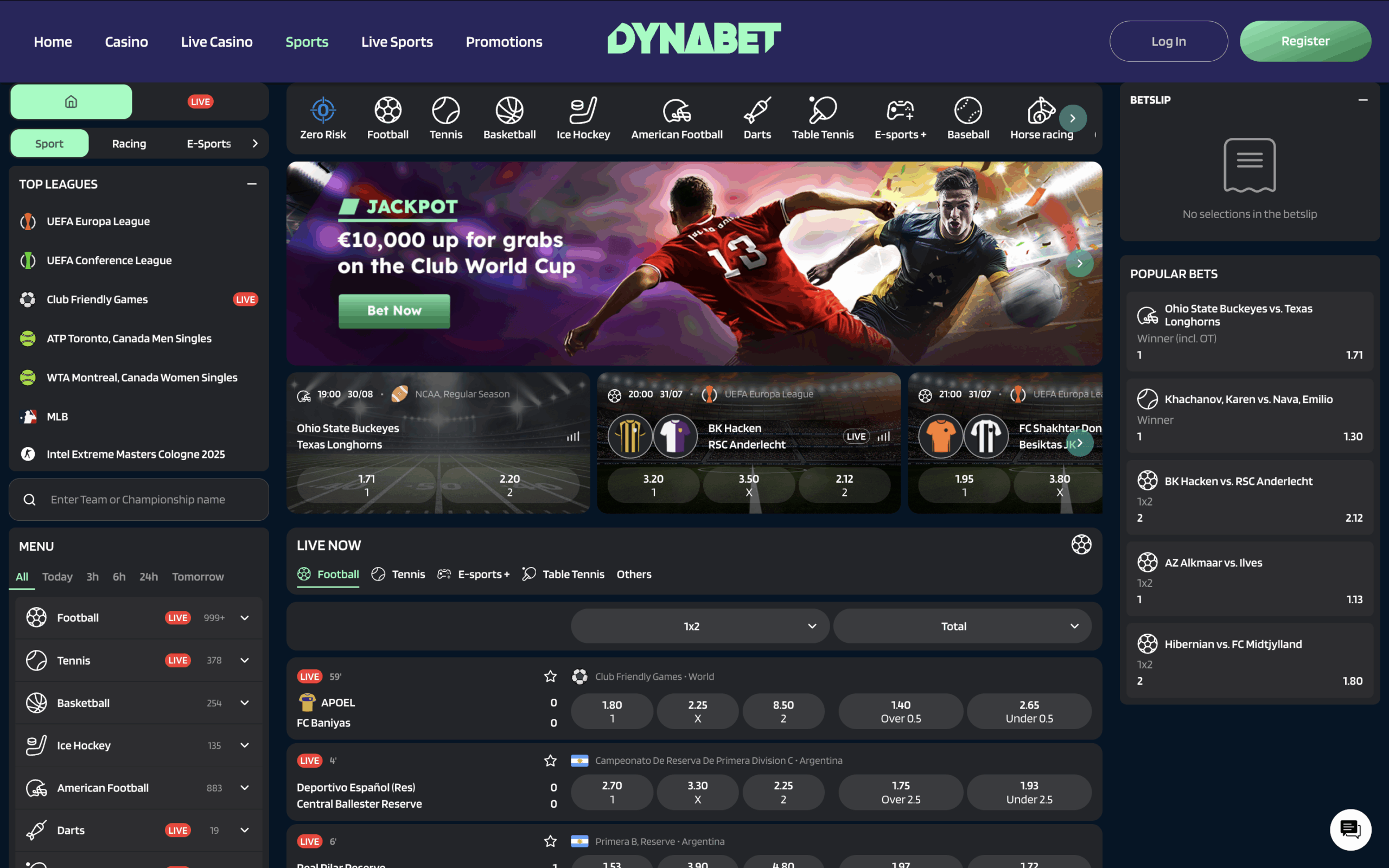Dynabet Sportsbook Banner