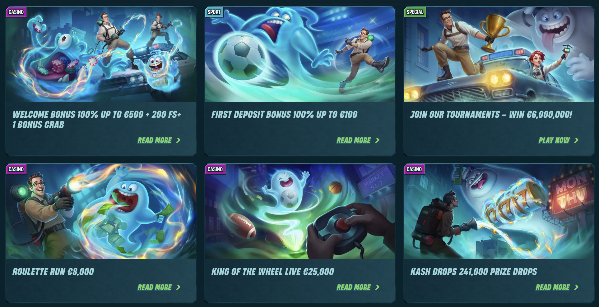 Caspero Casino Promotions Banners