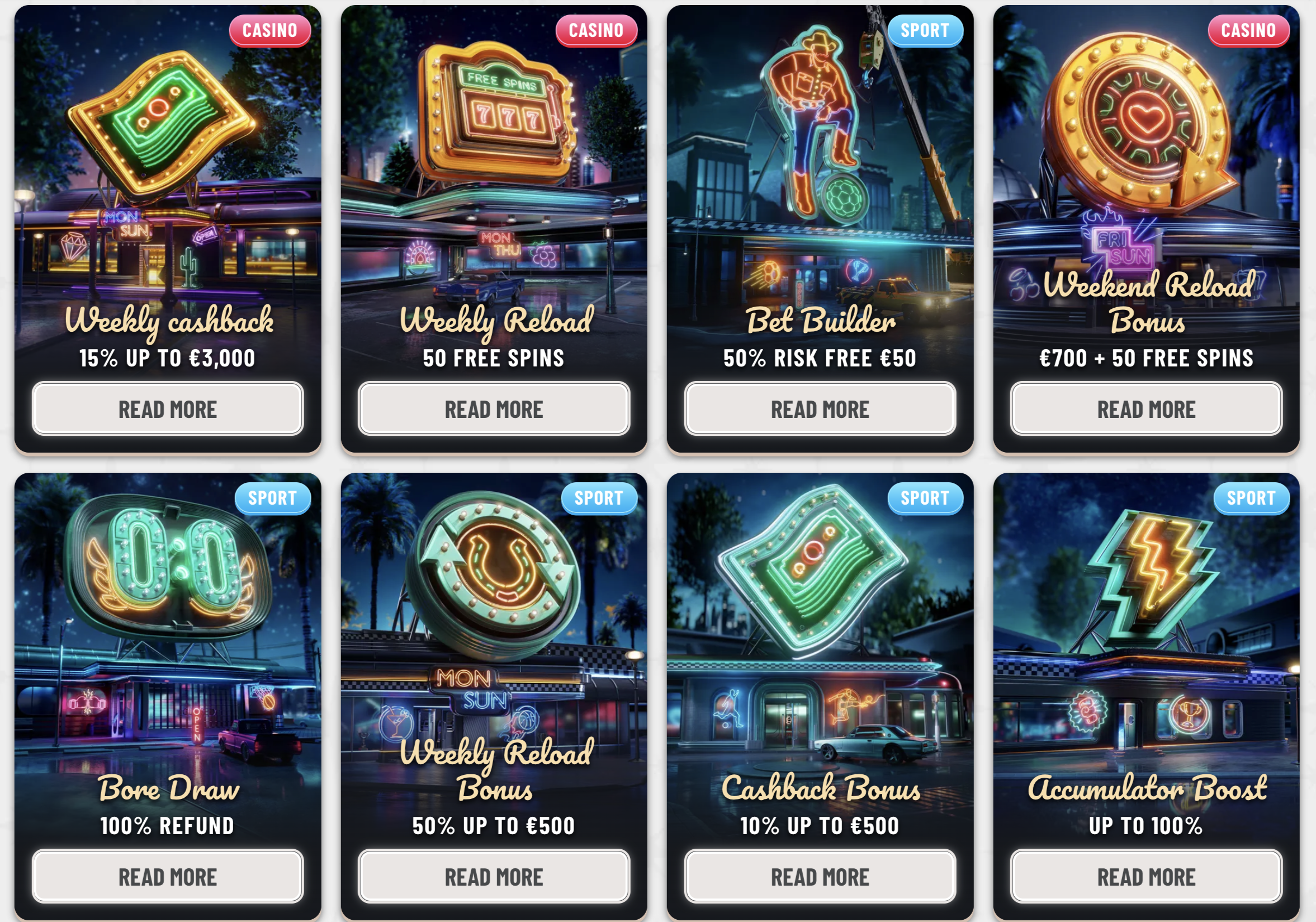 Wyns Casino Bonuses Banner