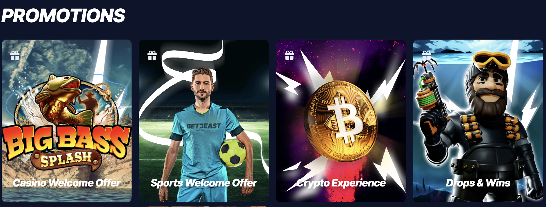 Betbeast Casino Promotions Banner