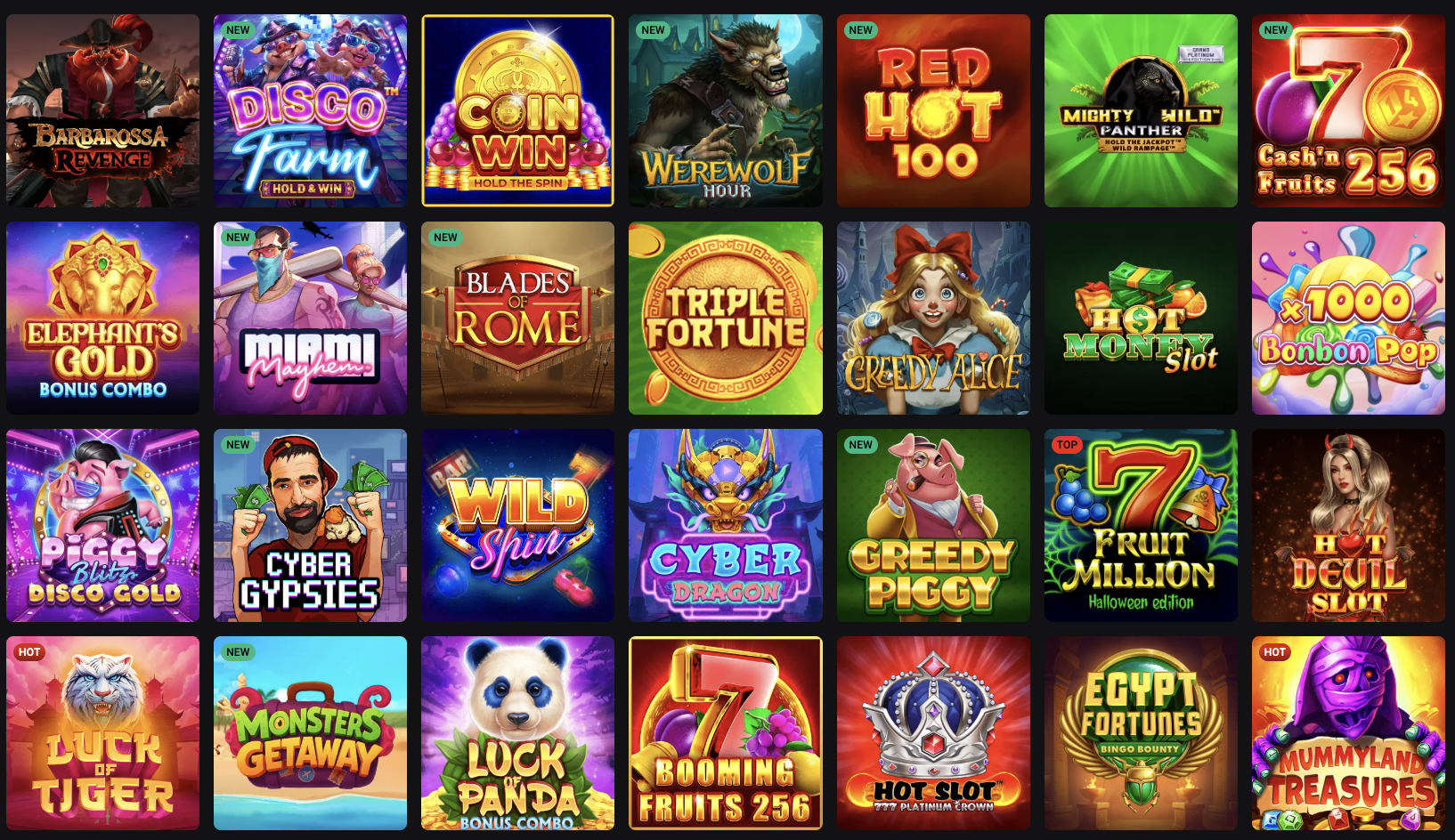 Rollero Casino Games Banner
