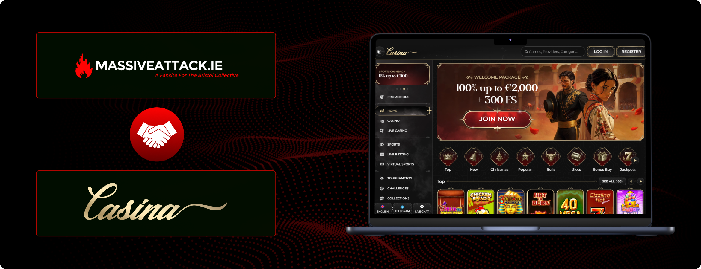 Casina Casino Banner